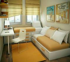 2 Beds Head To Head Apartment Bedroom Decor Guest Bedroom Design Small Kids Bedroom