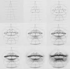 20 How To Draw Lips Sky Rye Design Aesthetic Drawing Lips Drawing Sketching Techniques