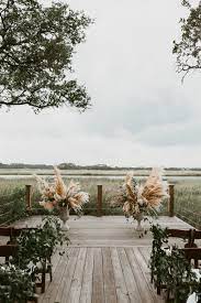 Pampas Grass Ceremony Details Photography The Smiths Do Love Charleston Wedding Venues Wedding Ceremony Location Outdoor Wedding Venues