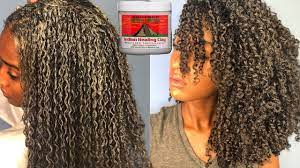 Bentonite clay has recently been popularized as a hair growth treatment. How To Bentonite Clay Mask On Natural Curly Hair Tutorial Review Tiffanylaibhen Tiffanytv Youtube