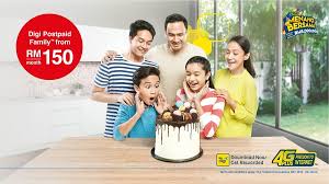 Research the weekday and weekend internet data, free calls to all network, free sms and more benefits by digi malaysia. Digi Has A New Postpaid Family Plan With 120gb Data Unlimited Calls 5 Lines From Rm150 Mo Zing Gadget