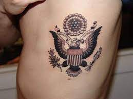 52 Best Eagle Tattoos And Designs With Images Shield Tattoo Tattoo Designs For Girls Tattoos For Women