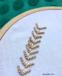 See more ideas about cross stitch, stitch, cross stitch patterns. 9 Easy To Stitch Bead Border Embroidery Designs Sew Guide