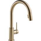 9159-CZ-DST Trinsic Kitchen Faucet - 15.69-in. - 1-Handle - Champagne Bronze Delta