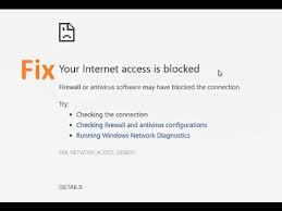 How To Fix Your Internet Access Is Blocked In Chrome Err Network Access Denied Youtube