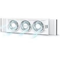 Amazon.com: Comfort Zone Triple Window Fan with Adjustable ...