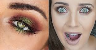Hazel eye makeup idea #1: Best Makeup For Blue Green Eyes And Blonde Hair Saubhaya Makeup