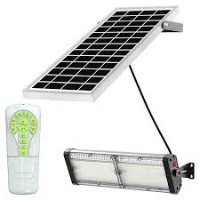 4000 Lumen Solar Powered Led Light Separate Panel No Motion Bright All Night Solar Powered Led Lights Solar Flood Lights Solar Led Lights