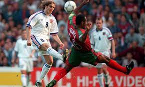 Karel Poborsky Czech Republic V Portugal Euro 1996 Famous Sports Football Sports Personality