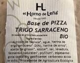 Base De Pizza Trigo Saraceno