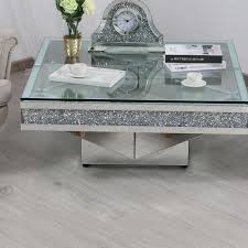 Aaryahi Solid Coffee Table In 2020 Mirrored Coffee Tables Coffee Table Solid Coffee Table