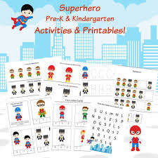 5 out of 5 stars (1,282) 1,282 reviews $ 5.00. Free 30 Page Superheroes Printables Activities