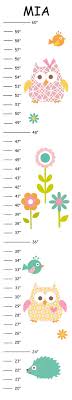Personalized Happy Tree Owl Canvas Growth Chart By 123growwithme 21 00 Printable Chart Growth Chart Owl Canvas