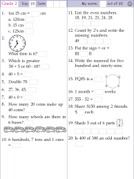 Mental Math Grade 2 Day 35 Mental Maths Worksheets Grade 6 Math Worksheets Mental Math