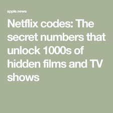 We can supply you with a unique code, or an easy to use unlock app to unlock your tv phone phone quickly, safely, easily and cost effectively. Netflix Codes The Secret Numbers That Unlock Thousands Of Hidden Films And Tv Shows The Telegraph Netflix Codes Netflix Tv Shows
