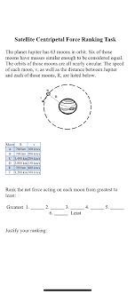 Solved Satellite Centripetal Force Ranking Task The Plane Chegg Com