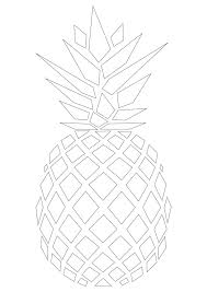 Le T Shirt Ananas Glitter Ananas Dessin Coloriage Pochoir