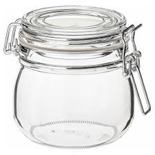 Ikea Korken Dose Mit Deckel Klarglas Mit Aromadichtem Deckel Perfekt Fur Hausgemachte Marmelade Oder Gelee Der Glass Jars With Lids Clear Glass Jars Jar