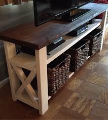 Rustic X Tv Stand Diy Furniture Projects Rustic X Tv Stand Farmhouse Furniture