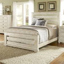 Progressive Furniture Willow Slat Bed Distressed White Bedroom Furniture White Bedroom Set Bedroom Furniture Sets