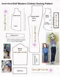 Today's patterns will fit these dolls: Image Is A Free Printable Sewing Pattern For Small Dolls Long Sleeve Shirt Doll Clothes Patterns Free Clothing Sewing Patterns Free Monster High Doll Clothes