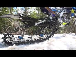 The tki timbersled belt drive installs using 5 bolts to the included belt is a 36 mm wide belt compared to a 20 or 28 mm belts on other snowbike kits. Introducing The Timbersled 120r Race Kit Timbersled Youtube