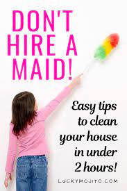8 Brilliant Tips To Clean Your House Super Fast Lucky Mojito Cleaning Hacks Safe Cleaning Products Clean House