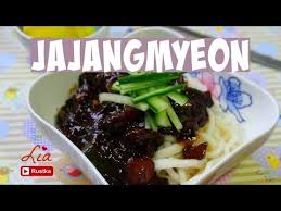 Jajangmyeon Recipe Korean Noodle With Black Bean Paste Youtube Resep Makanan Guksu Makanan Dan Minuman