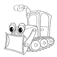 Bulldozer Drole De Bande Dessinee Clip Art Libres De Droits Vecteurs Et Illustration Image 44564069