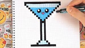 Maybe you would like to learn more about one of these? Como Dibujar Un Vidrio Cocktail Kawaii Paso A Paso En Pixel Art Youtube