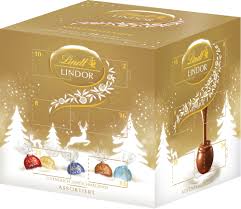 Lindt milk chocolate advent calendar is a set of 24 assorted milk chocolates. Lindt Lindor Advent Calendar Cube 300 G Piccantino Online Shop International
