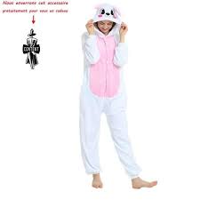 Funmoon Combinaison animaux pyjama Femme et Homme de Marque adulte ado  cartoon - Blanc - Petit lapin blanc Blanc - Cdiscount Prêt-à-Porter