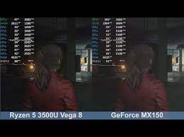 Help us by suggesting a value. Amd Ryzen 5 3500u Vs Geforce Mx150 I5 8250u 8 Games Benchmark Comparison Test Youtube
