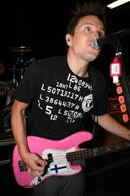 Fender jazz bass octopus pink custom. Miniature Guitar Mark Hoppus Fender Jazz Bass Pink Cross Custom Free On Popscreen