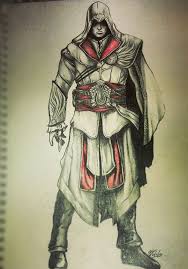 Last Year S Birthday Present Drawing Of Ezio Life Drawing Classes Life Drawing Drawings