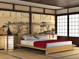 Asian japanese low platform bed in black solid wood. Tomaru Japanese Platform Bed Haiku Designs