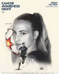 On Friday, we will be dedicating our annual Cancer Awareness Night to Anna  Dunn, who is a special member of our Spartan women's soccer family. Anna is  a Trinity Western women's soccer