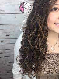 Naturally Curly Wavy Balayage Highlights Brunette Bronze Hair By Carleen Sanchez Nevada S Curl Ant Curly Hair Styles Bronze Hair Color Curly Hair Styles Easy