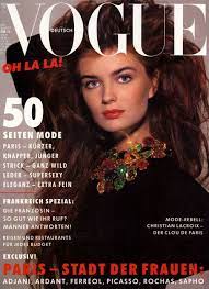 Vogue paris march 1986, by bill king. Paulina Porizkova Throughout The Years In Vogue Paulina Porizkova Vogue Germany Vogue Covers