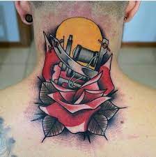 Pin On New School Gun Tattoos Designs