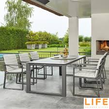 From sophisticated style to rustic teak dining chairs, at teak warehouse we have an amazing range of designs for your patio, yard or veranda. Life Outdoor Living Kiama 7 Piece Dining Set Costco Uk