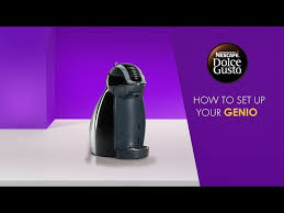 It's sleek and compact design takes up even less space than similar products, and its interface has been redesigned to make it more intuitive for users. Set Up Nescafe Dolce Gusto Genio Coffee Machine Youtube