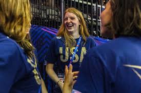 Lydia alice jacoby is an american competitive swimmer specializing in breaststroke and individual medley events. U S Swim Team Will Take 11 Teenagers To Tokyo Games The New York Times