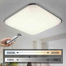 Natsen 54w Moderne Led Deckenleuchten Wohnzimmer Deckenlampe Fernbedienung Voll Dimmbar Lampe Beleuchtung Wohnzimmer Decke Deckenlampe Deckenlampe Wohnzimmer