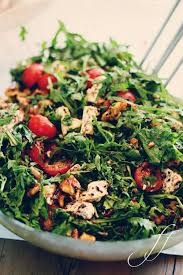 Das Geheimnis Ist Das Dressing Rucola Salat Salat Gemischter Salat