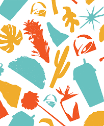 The Bell Taco Bell Hotel Resort In Palm Springs Taco Bell Artwork Belle Abstract Artwork