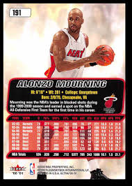 Maybe you would like to learn more about one of these? 2000 01 Fleer Fleer Ultra Alonzo Mourning 191 On Kronozio