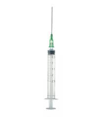 Three-body syringe 2.5 ml ICO PLUS 3 Needle G21 0.8 x 40 mm ...