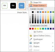 All different shapes are added using the same method. Change The Colors In A Text Box Or Shape Office Support