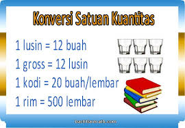 Check spelling or type a new query. Konversi Satuan Kuantitas Lusin Gross Kodi Dan Rim Bachtiarmath Com